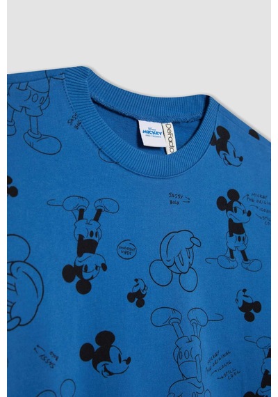 Defacto Kız Çocuk Disney Mickey & Minnie Oversize Fit Bisiklet Yaka Sweatshirt B9882A824SPBE776 Mavi Defacto Kız Çocuk Disney Mickey & Minnie Oversize Fit Bisiklet Yaka Sweatshirt B9882A824SPBE776 Mavi