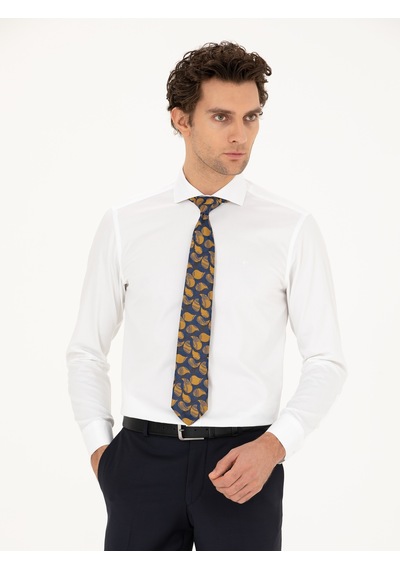 Cacharel Beyaz Slim Fit Pamuk Klasik Gömlek 15841036