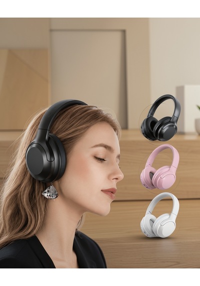 Kulak Üstü Bluetooth Kulaklık Type-c Girişli Anc/enc Destekli Uczhn01kulaklık2-1