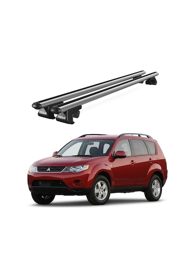 Venüs Mitsubishi Outlander 2006-2012 Uyumlu Gri Ara Atkı Port Bagaj Tavan Barı