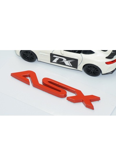 Dk Tuning Asx Bagaj Kırmızı Abs 3m Yazı Logo Mitsubishi İle Uyuml