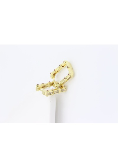 Çelik Küpe 14 - K 1,8cm Çok Renkli