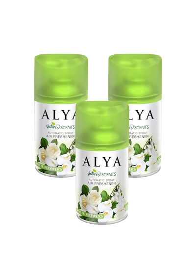 Nature's Scents White Flowers Oda Kokusu Yedek Makine Spreyi 3 x 250 ML