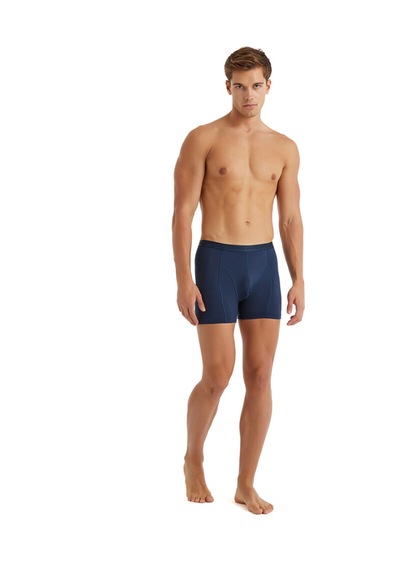 Erkek Pamuk Elastan Boxer Aura 9502 - Lacivert Lacivert