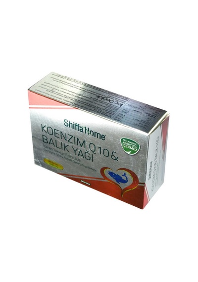 Shiffa Home Koenzim Q10 &amp Balık Yağı Yumuşak Jel 1340 Mg X 30