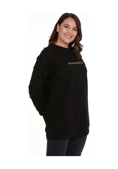 Myline Örme Baskılı Sweatshirt