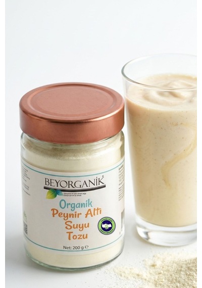 Beyorganik Pestisit Analizli Organik Peynir Altı Suyu Tozu 200 G