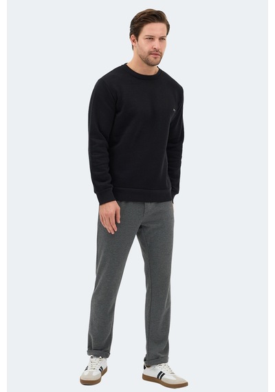 Slazenger Konnor In Erkek Siyah Sweatshırt Siyah