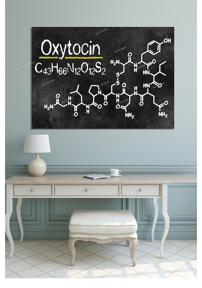 Grabovoi Oksitosin Oxytocin Kutsal Geometri Yaşam Çiçeği Tablo  70 x 50