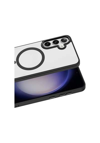 Joko - 819 - Samsung Galaxy Uyumlu S26 Terea Magsafe Kapak - Csmo-tex - - Siyah Sıyah
