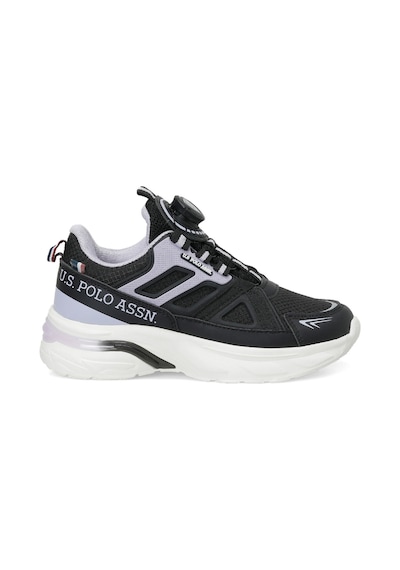 Uspoloassn U.s. Polo Assn. Tulka Jr Siyah Kız Çocuk Sneaker Siyah-lıla