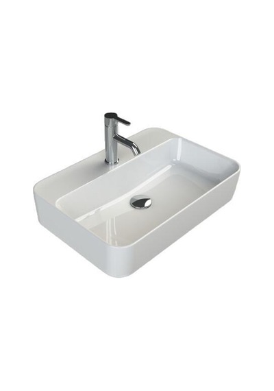 Turkuaz Cerastyle Hera Tezgah Üstü Lavabo 60 42 Cm