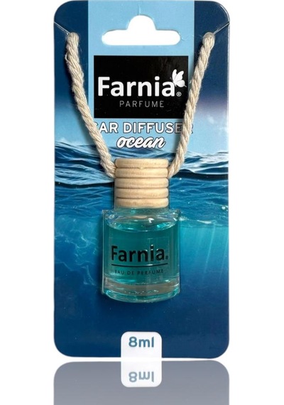 Farnia Yüksek Esanslı Askılı Araç Kokusu Edp Parfüm Okyanus 8 Ml