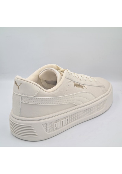 Puma Smash Platform V3 Tdp Bej Renk Kadın Sneaker Spor Ayakkabı Bej