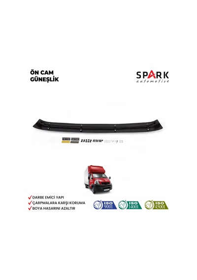 Renault Mascot 1999-2009 Yıl Aralığı Uyumlu Ön Cam Güneşliği