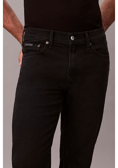 Calvin Klein Erkek Slim Straight Kesim 5 Cepli Jean Pantolon - Siyah Evenıng Blue