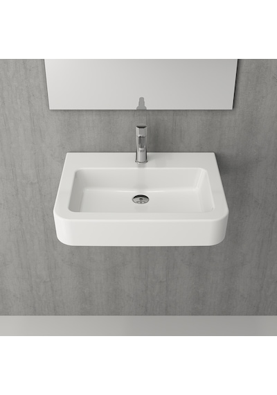 Bocchi Parma Lavabo 65 CM Parlak Beyaz
