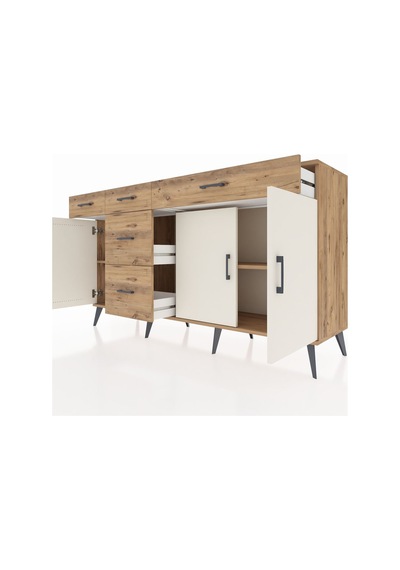 Kronos Konsol 2 Raflı 5 Çekmeceli 3 Kapaklı 176x59x99 Çam-aytaşı/çam Aytası/atlas Çam - Atlas Çam Kronos Konsol 2 Raflı 5 Çekmeceli 3 Kapaklı 176x59x99 Çam-aytaşı/çam Aytası/atlas Çam - Atlas Çam