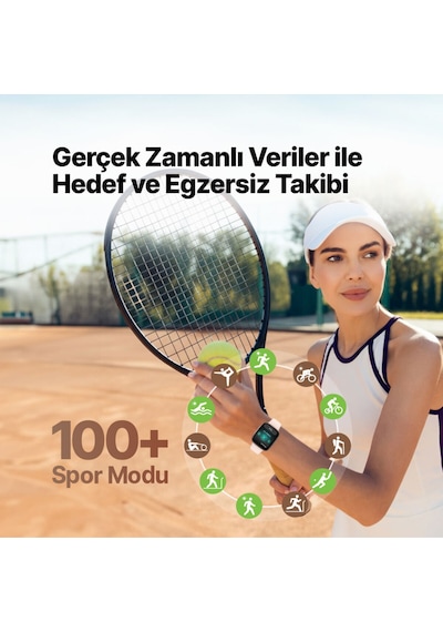 Ttec 2S14WV1 Tempus Pro 46 MM Amoled Ekranlı Dikdörtgen Kasa Akıllı Saat