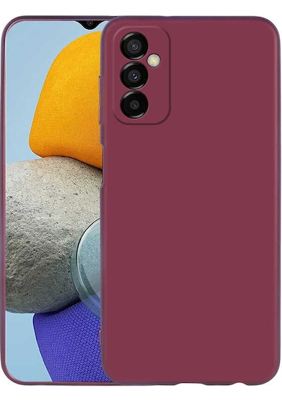 Zore Galaxy Uyumlu M23 Kılıf Premier Silikon Kapak - Kırmızı Kirmizi