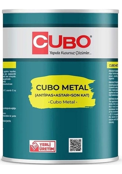 Mey İthalat Cubo Metal Pas Boyası Beyaz 0,75 Litre