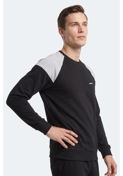 Slazenger Made Siyah Erkek Sweatshirt