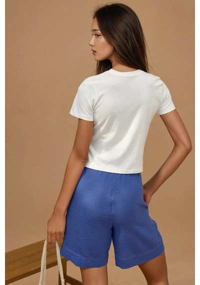 Hiccup Baskı Detaylı Regular Fit Bisiklet Yakalı %100 Pamuklu Crop T-shirt Kırmızı Hiccup Baskı Detaylı Regular Fit Bisiklet Yakalı %100 Pamuklu Crop T-shirt Kırmızı