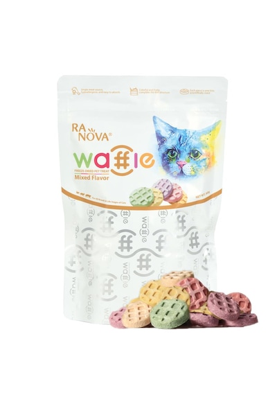 Ranova Kediler İçin Dondurularak Kurutulmuş Etli Waffle 60 G