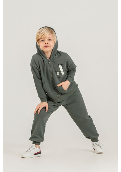 Rolypoly Erkek Çocuk Believe In Yourself Haki Eşofman Takımı Rp3882-c-v1 Rp3882-c-v1