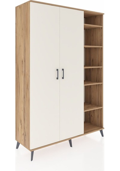Hyperion Dolap 7 Raflı 2 Kapaklı Tek Askılı 132x44x195 Çam-aytaşı/çam Aytası/atlas Çam Hyperion Dolap 7 Raflı 2 Kapaklı Tek Askılı 132x44x195 Çam-aytaşı/çam Aytası/atlas Çam
