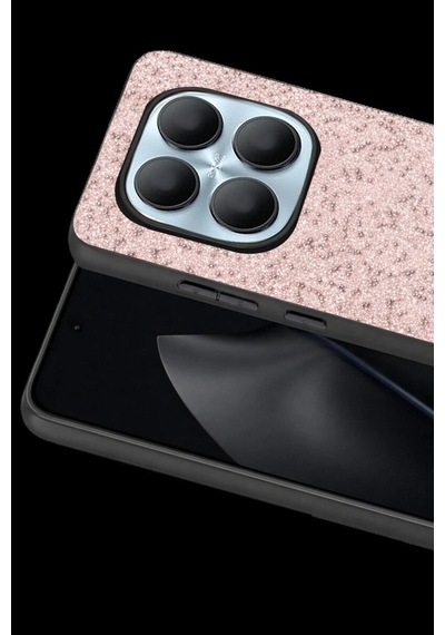 Onegif Note 15 Pro 4g Bright Simli Kapak - Pembe - Elm-01-879157