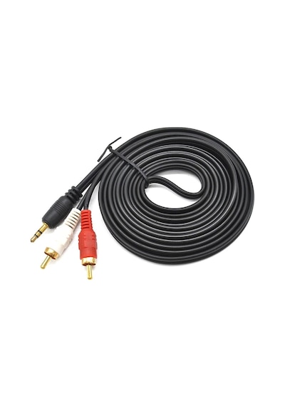 AoGo Aux RCA Stereo Lale Kablo Ses Sistemi Kablosu 3 M