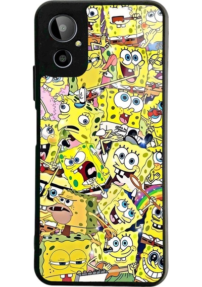 Gm 23 Se Sünger Bob Tasarımlı Glossy Telefon Kılıfı Siyah