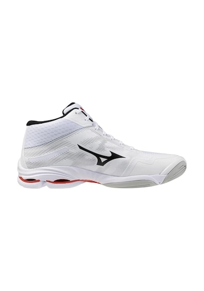 Mizuno Wave Lightning Pro Mıd Unisex Voleybol Ayakkabısı Beyaz Çok Renkli