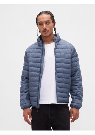 Gap V-frch Logo Ltwt Puffer Jkt Erkek Mavi Mont 790583000