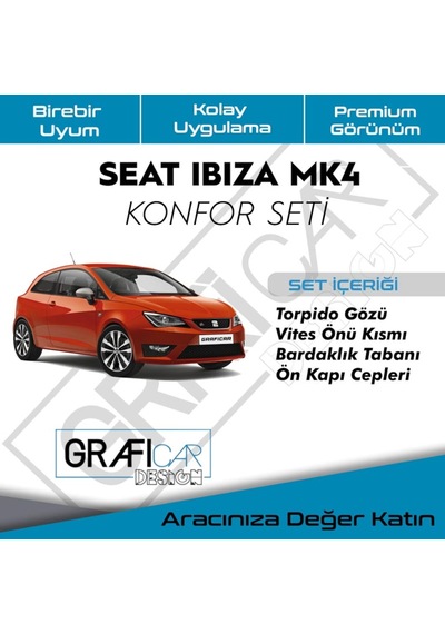 Seat Ibıza Mk4 Konfor Seti - Araç Içi Ses  Kumaş Kaplama