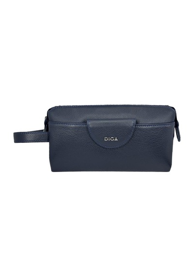 Çanta Yurdu Diga Hakiki Deri 3006 Dopp Kit El Çantası Lacivert Lacivert