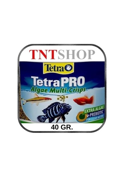 Tetra Pro Algae Multi Crips 40 Gr - Bitkisel Spirulina İçerikli Balık Yemi