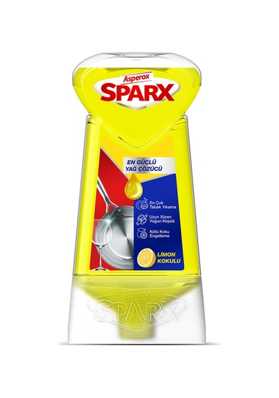 Asperox Sparx Limon Kokulu Sıvı Bulaşık Deterjanı 650 Ml 2 Adet