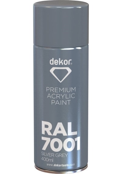 Dekor Sprey Boya Gri Ral7001 400ml
