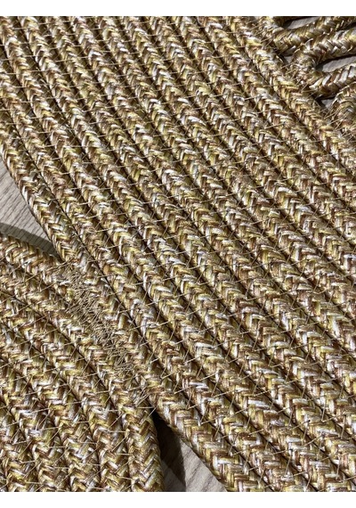 Mavaux Begonvil Jüt Hasırlı Örgü Kilim Bej