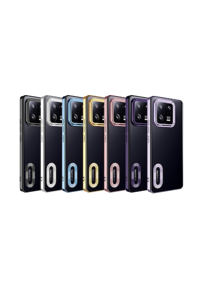Zore Mi 13 Pro Kılıf Kamera Korumalı Logo Gösteren Nvth Omega Kapak - Mavi