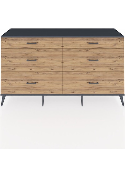 Hyperion Konsol 6 Çekmeceli 176x44x99 Antrasit-antrasit/çam Antrasit-antrasit/çam Hyperion Konsol 6 Çekmeceli 176x44x99 Antrasit-antrasit/çam Antrasit-antrasit/çam