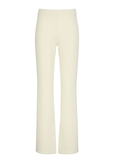 Calvin Klein Tailored Knit Pull On Flare Pant Kadın Krem Pantolon Calvin Klein Tailored Knit Pull On Flare Pant Kadın Krem Pantolon