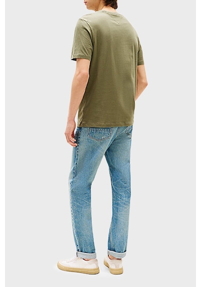 Tommy Hilfiger Erkek T Shirt Mw0mw39995 Plı Yeşil Yeşil