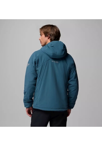 Columbia Silver Leaf Lite Hooded Jacket Erkek Outdoor Softshell Mont Wo0604-429 Mavi