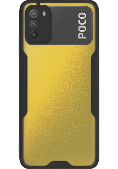 Smcase Xiaomi Poco M3 Kılıf Kamera Korumalı Parfe Silikon