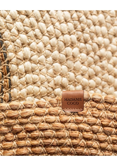 Madame Coco Janvry Yuvarlak Kilim - Bej/krem - 120 Cm 8684427193266 Çok Renkli