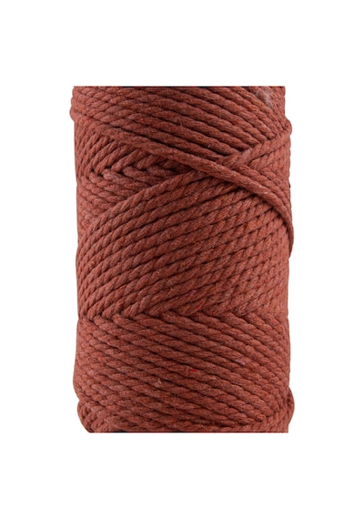 Sensy Premium 3 Büküm Makrome Ipi 3mm Üç Büküm Taranan Makrome Halat Ip 2li Set 500 Gr Kiremit