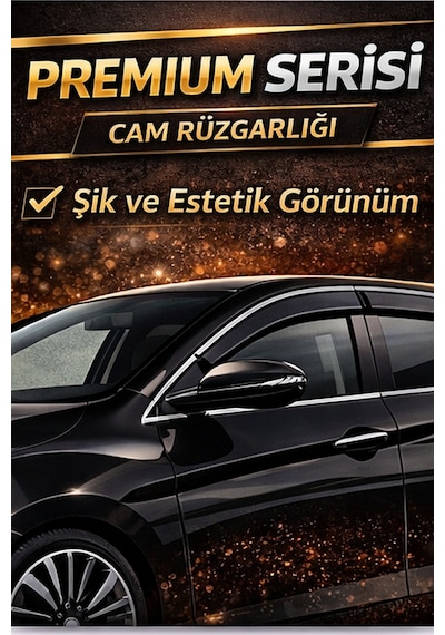 Mercedes W201 190 Serisi 1991 Siyah Cam Rüzgarlığı 4'lü